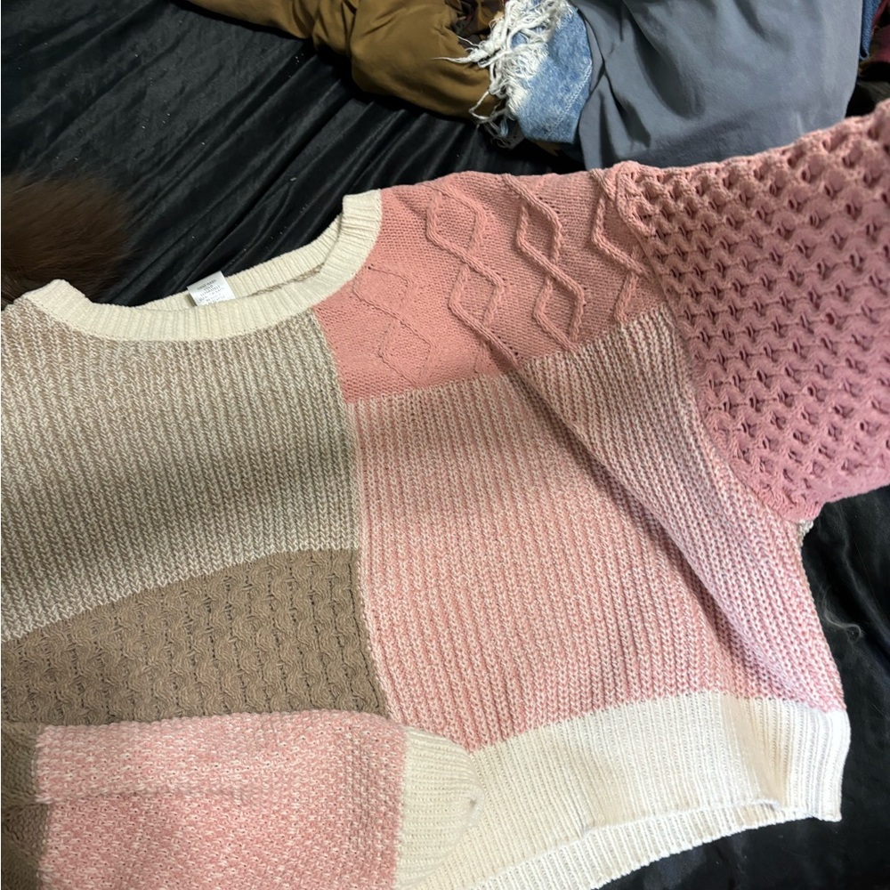 Winnie sweater from altard state patchwork - Picture 3 of 4